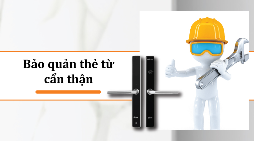 Demax EHL330 SB - Bảo quản thẻ từ cẩn thận